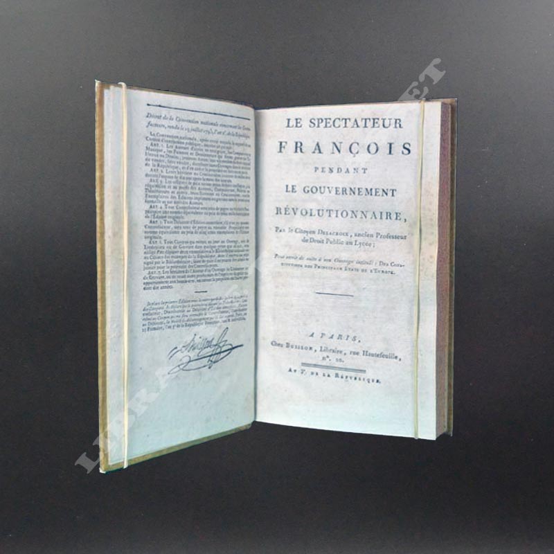 Le Spectateur françois pendant le gouvernement révolutionnaire An 3 par Delacroix