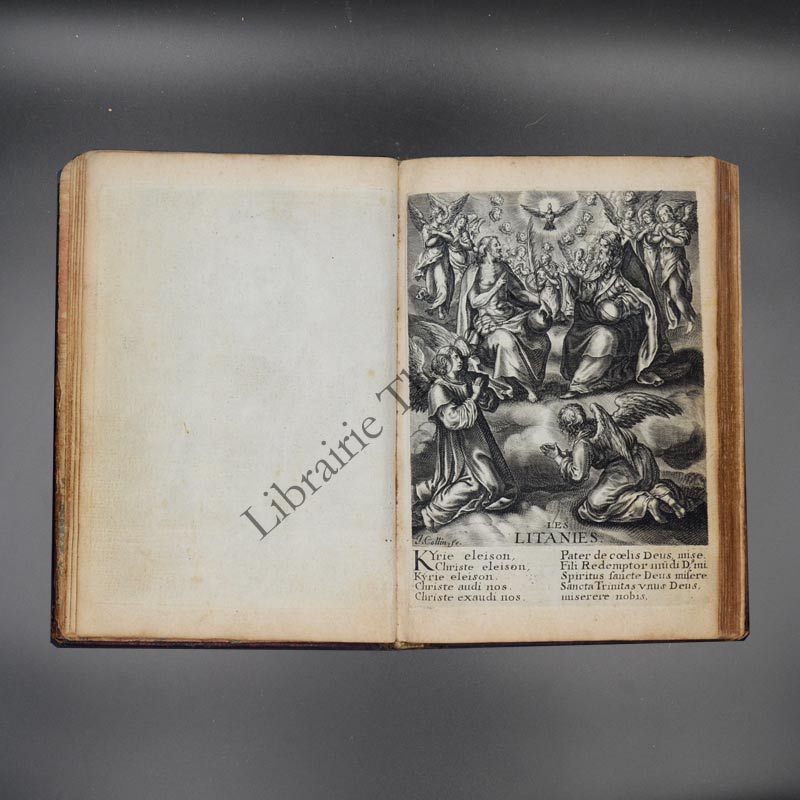 François MAZOT Le tableau de la croix E.O. 1651 relié plein maroquin époque