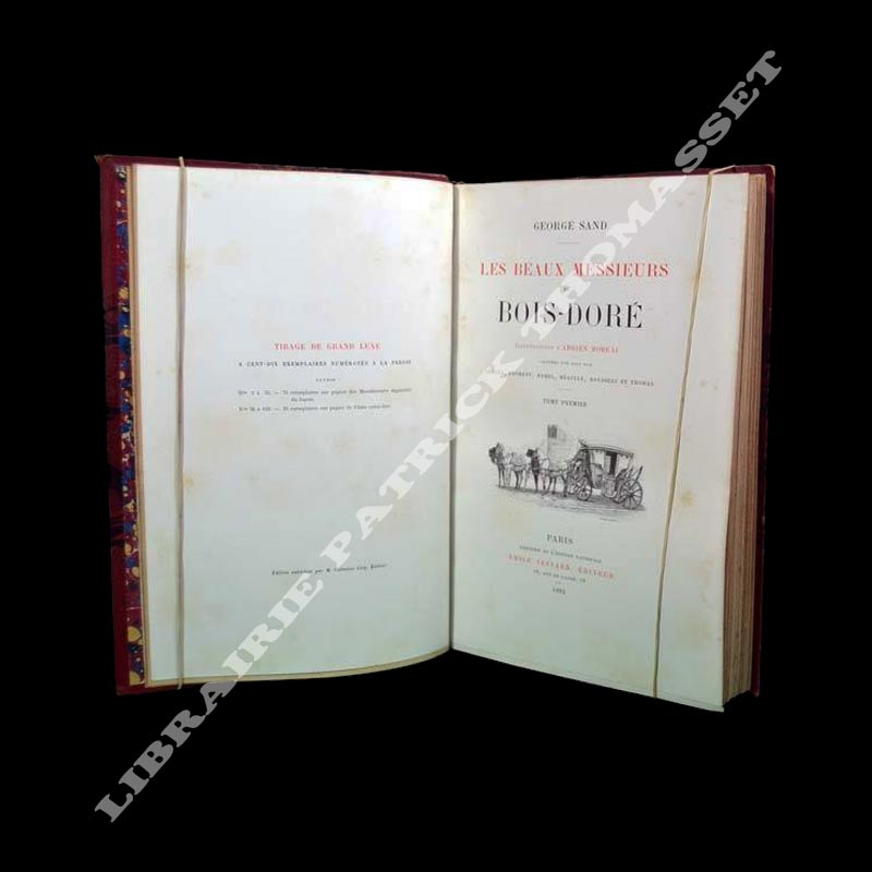 Les beaux messieurs de Bois-doré par George Sand, illustré par Adrien Moreau