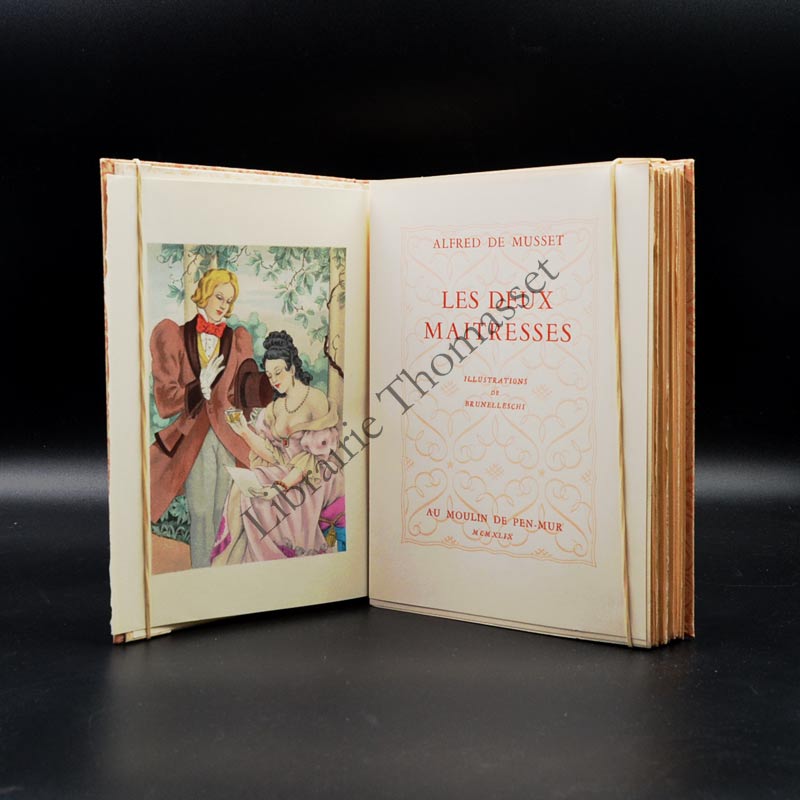 Les deux maîtresses par Alfred de Musset ill. de Brunelleschi Au moulin de Pen Mur