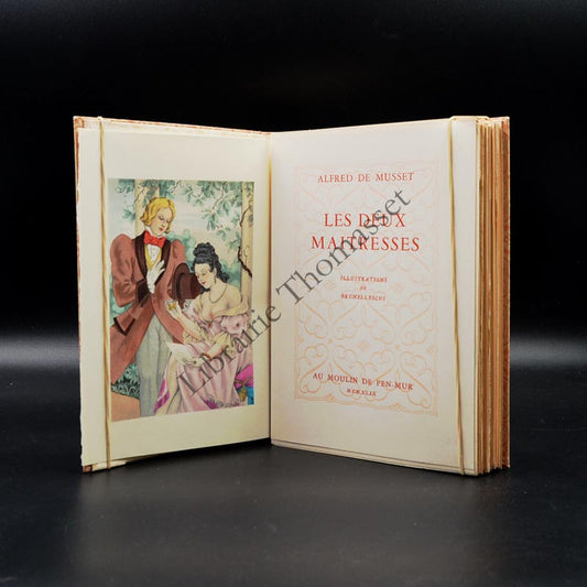 Les deux maîtresses par Alfred de Musset ill. de Brunelleschi Au moulin de Pen Mur