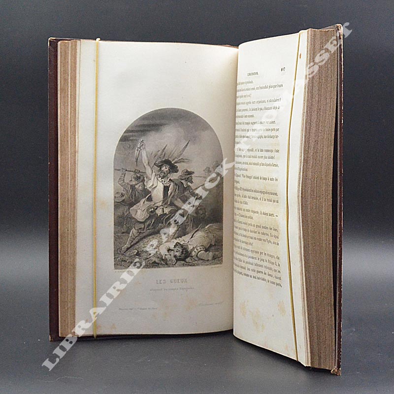 Les tribunaux secrets ouvrage historique par Paul Féval 8 volumes reliés complet