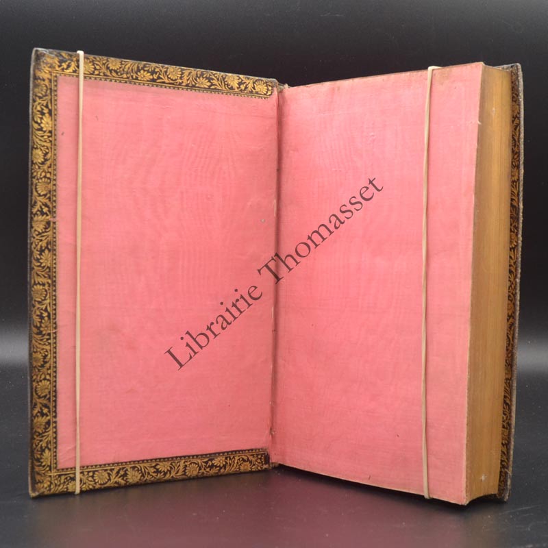 l'Office de la Quinzaine de Pasque 1752 fers aux oiseaux plein maroquin époque