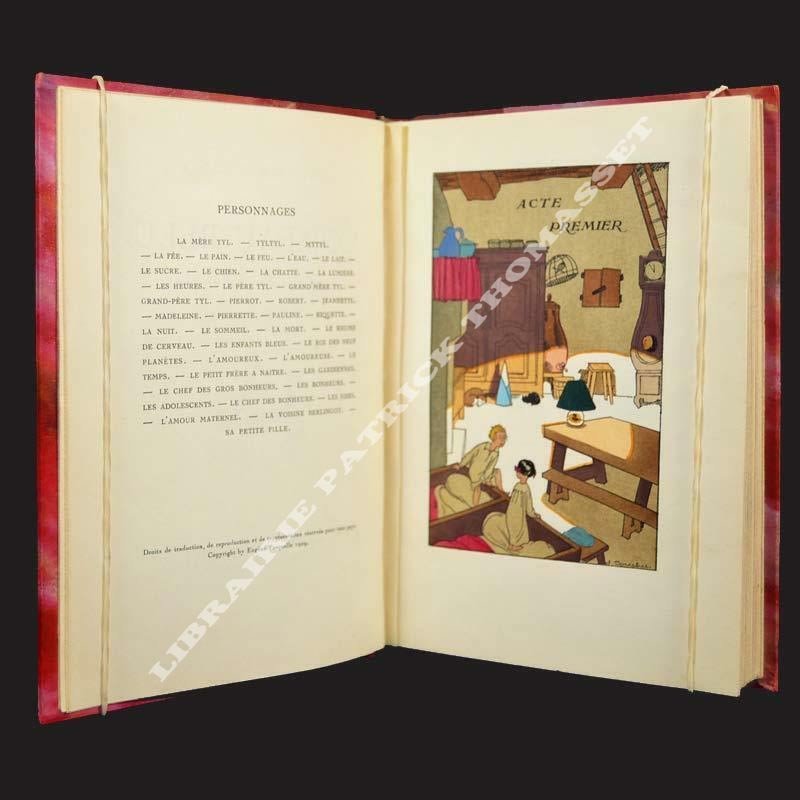L'oiseau bleu par Maurice Maeterlinck illustrations de Jacques Touchet