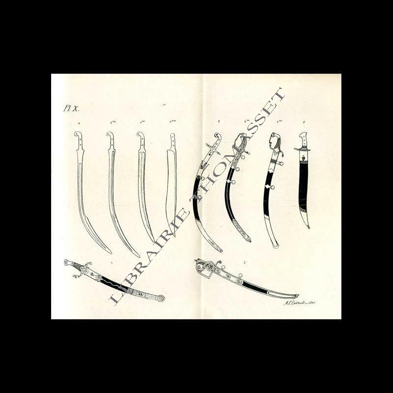 Monographies de l'arme blanche 1789-1870 et de l'arme à feu portative 1718-1900 Maurice Bottet