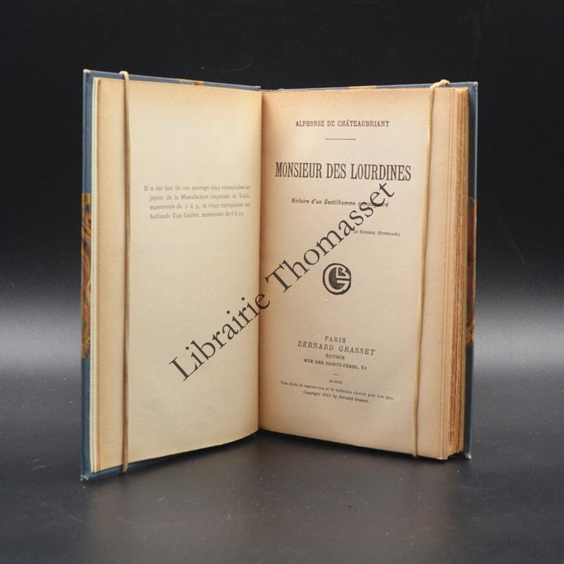 Monsieur des lourdines par Alphonse de Chateaubriant