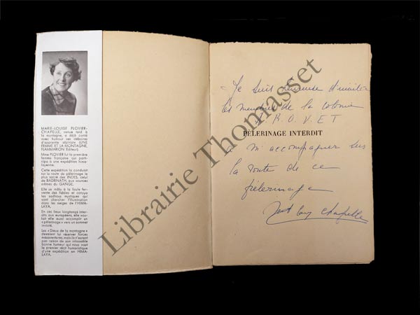 Pélerinage interdit par Marie-Louise Plovier-Chapelle - E.O. avec un envoi