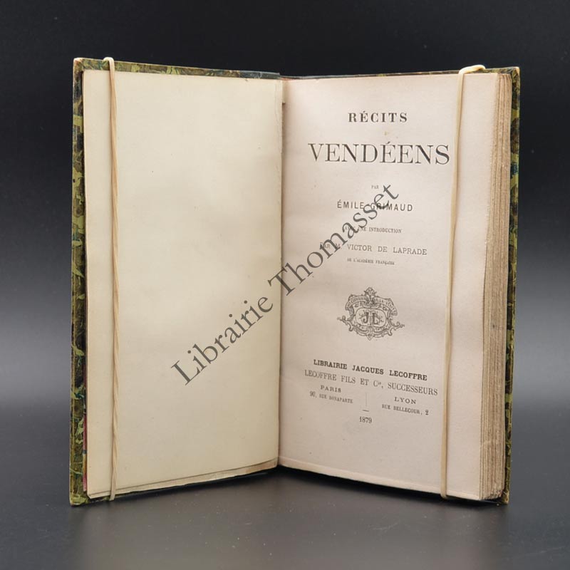 Récits Vendéens par Emile Grimaud 1879