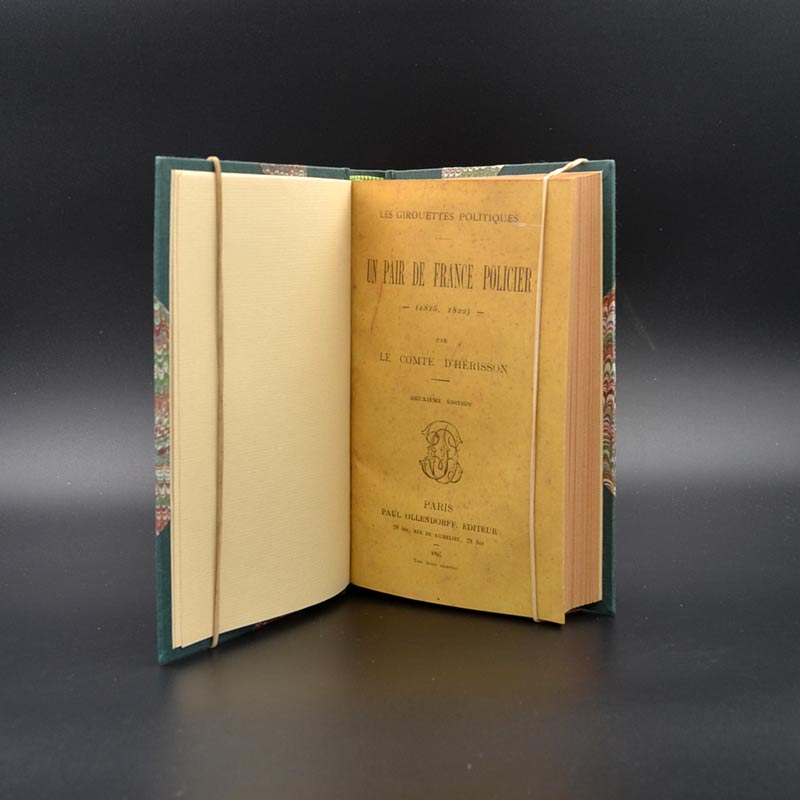 Les girouettes politiques - Un pair de France policier - Comte d'Hérisson - 1894