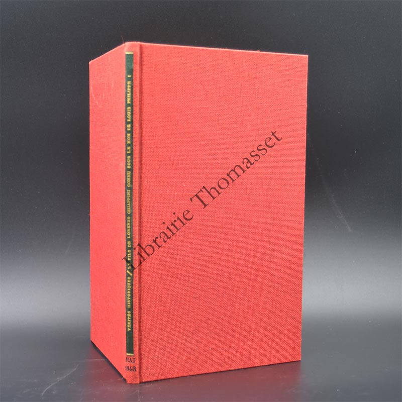 Vérités historiques sur le fils de Lorenzo Chiappini....Louis Philippe 1er -1848