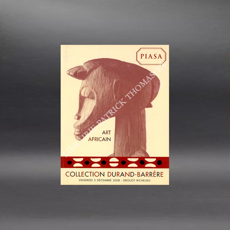 Collection Durand-Barrère arts premiers africains vente Piasa Drouot