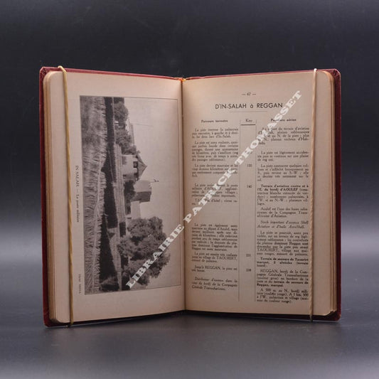 Guide du tourisme automobile et aérien au sahara Shell 1934-1935