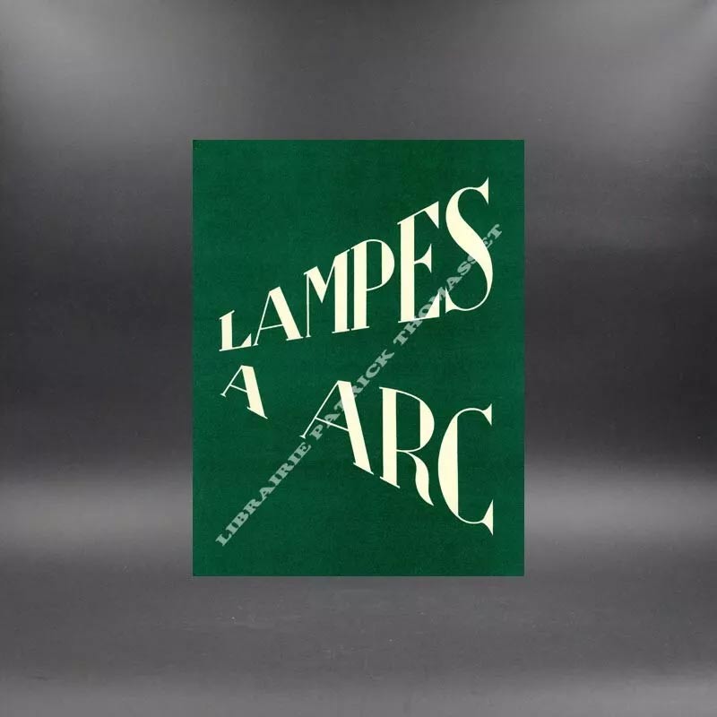 Lampes à arc illustré par Frans MASEREEL Paul MORAND Ex Madagascar tirage 175 ex