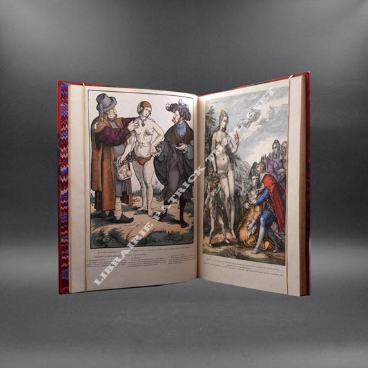 Le Décolleté et le Retroussé. Quatre siècles de Gauloiseries (1500-1900). John Grand-Carteret. Complet des 8 fascicules.