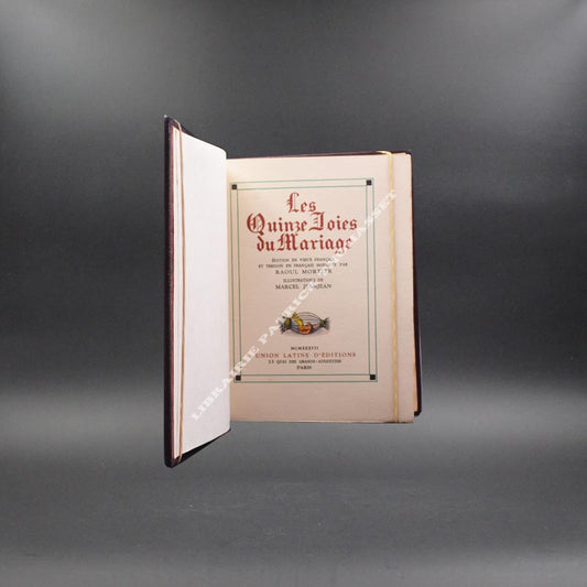 3 oeuvres de François Villon illustrées par Jeanjean (l'oeuvre de François Villon, les farces du Moyen-Âge, les quinze joies du mariage)