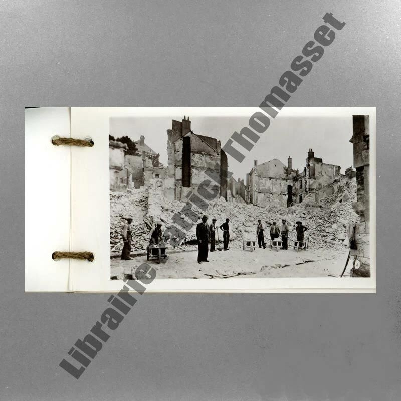 Blois en juin 1940 recueil de photographies par P. L. Blois (Lecomte)