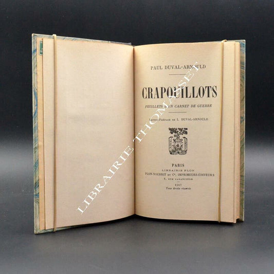 Crapouillots feuillets d'un carnet de guerre par Paul Duval-Arnould