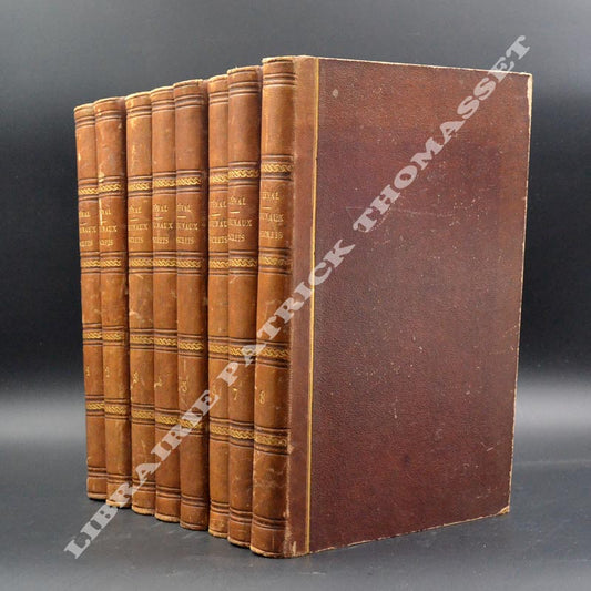 Les tribunaux secrets ouvrage historique par Paul Féval 8 volumes reliés complet