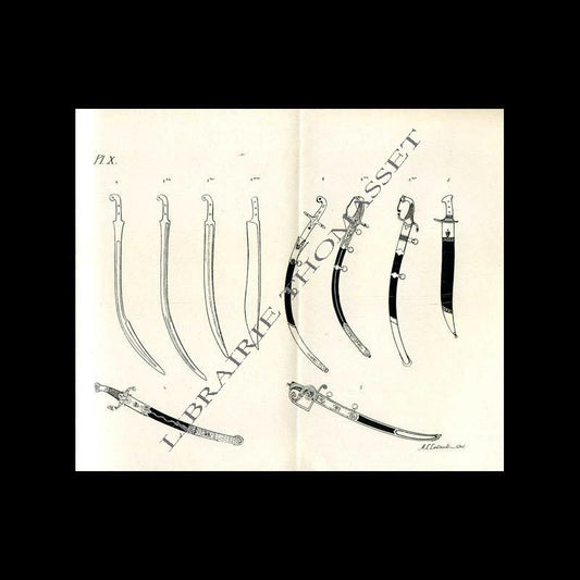 Monographies de l'arme blanche 1789-1870 et de l'arme à feu portative 1718-1900 Maurice Bottet